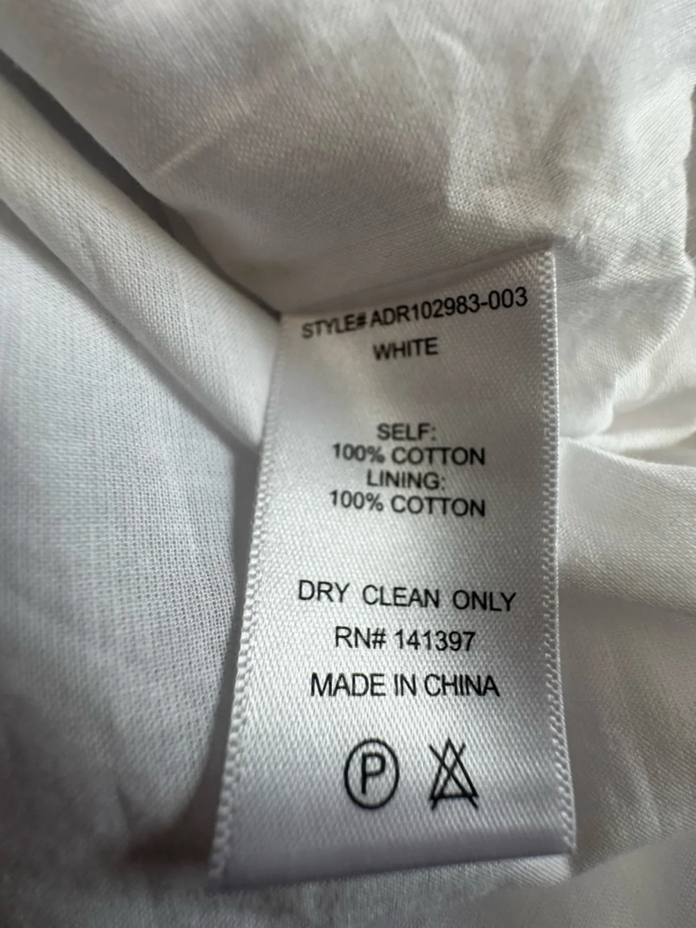 Astr White Smocked Midi Dress with Spaghetti Straps - Picture 6 of 6